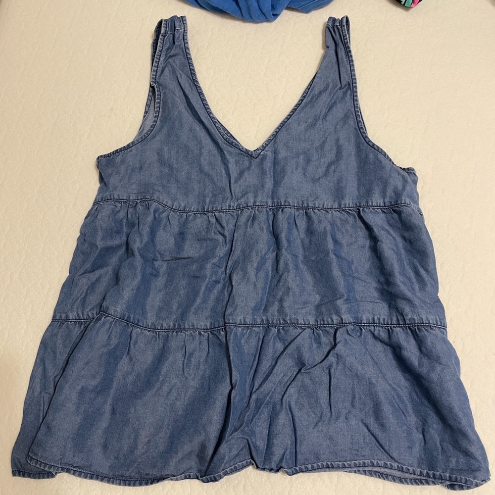 Denim tank top